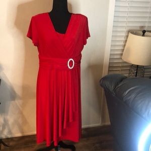 Red Dress with Rhinestone accent